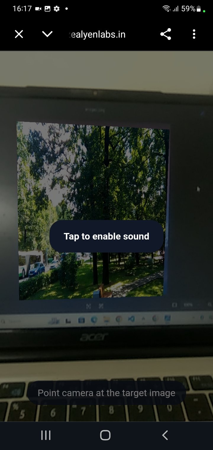 Scan a photo and view its AR video